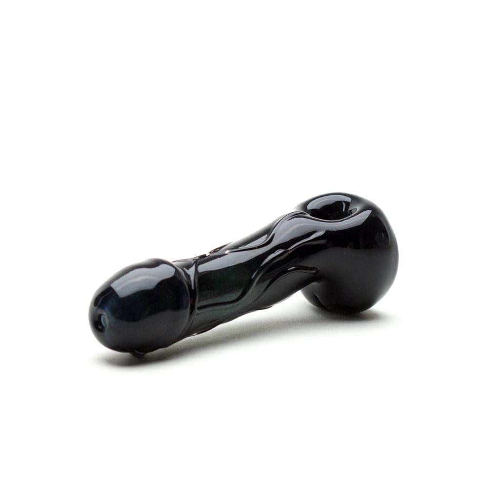 SMOOTH BABY – GLASS HAND PIPE – 4-INCH – SOLID BLACK – 1CT – 1XHP-108885 – [MSRP: $14]