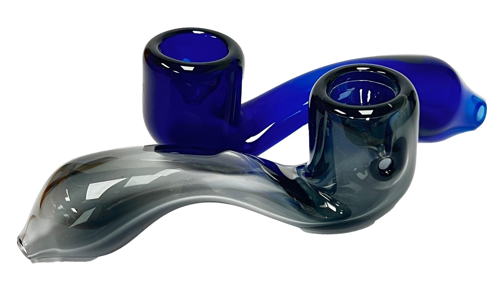 LIGHT BLUE – GLASS HAND PIPE – 3.5-INCH 45G WEIGHT – 2CT – 2XHP-108893 – [MSRP: $5.50 EACH]