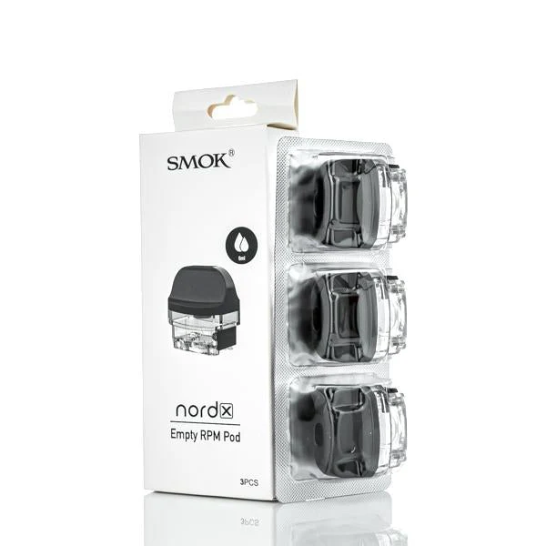 SMOK – VAPE PODS REPLACEMENT – NORD X REPLACEMENT PODS – EMPTY – 3CT – [MSRP: $4.50 EACH]