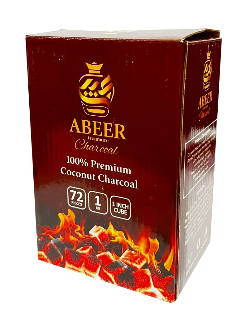 ABEER  – COCONUT – HOOKAH CHARCOAL – 1KG – [MSRP: $9]