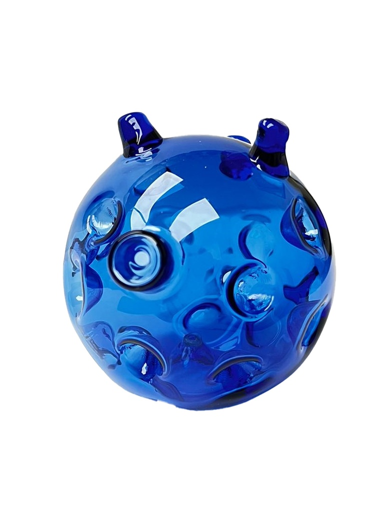 NAVAL MINE – GLASS HAND PIPE – ASSORTED COLORS – 1CT – GB1114 – [MSRP: $17]