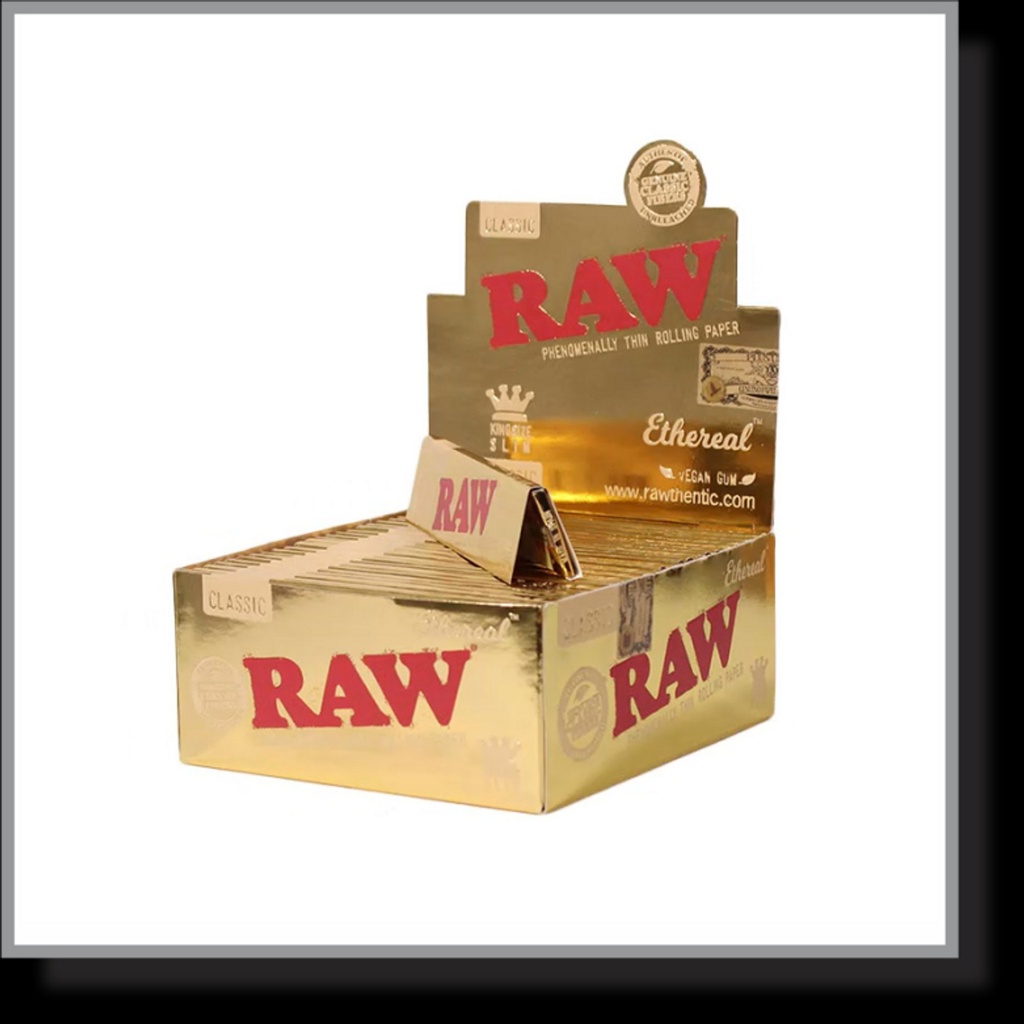RAW – ROLLING PAPERS – CLASSIC ETHEREAL – 1 1/4 – 50CT DSPL – [MSRP: $3 EACH]