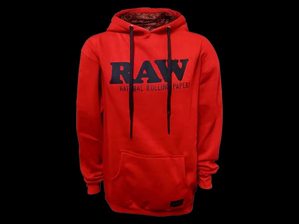 RAW – APPAREL – AUTHENTIC PULLOVER HOODIE WITH STRAP AND HAT – 1CT – [MSRP: $119.99]