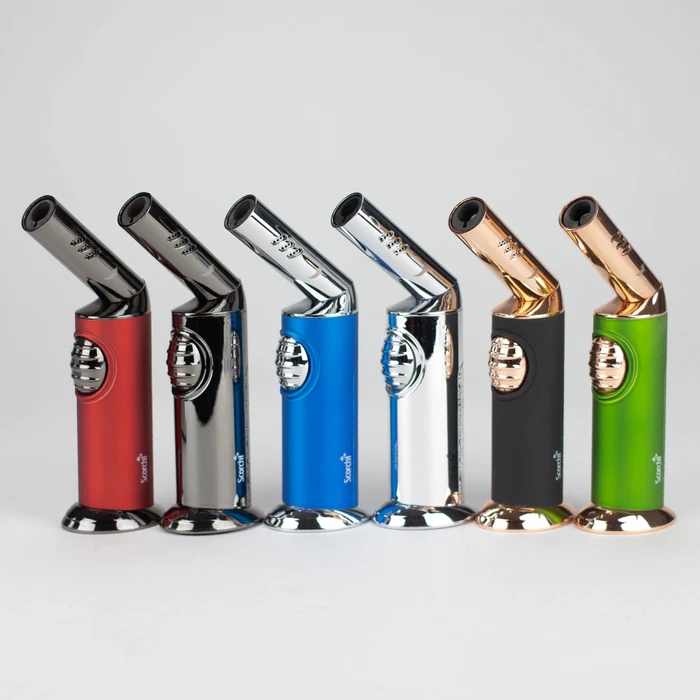 SCORCH – TORCH LIGHTERS – TWIST TOP WITH STAND 5.75” – 6CT DISPLAY – 61602-SCORCH - 110420 – [MSRP: $20 EACH]