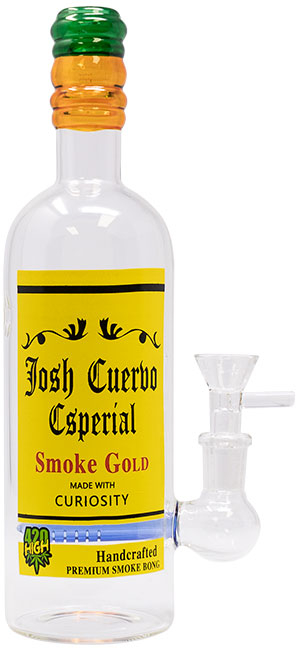 JOSH CUERVO ESPERIAL – GLASS WATER PIPE – BOTTLE DESIGN – 9-INCH – 391G – 1CT – GB1108 – [MSRP: $34]