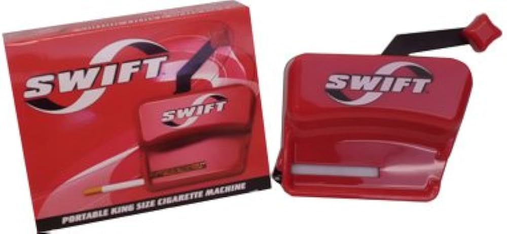 SWIFT – PORTABLE CIGARETTE MACHINE – PAPERS & TUBES ACCESSORIES – KING SIZE – 4 CT – 1DSPL – [MSRP: $33 EACH]
