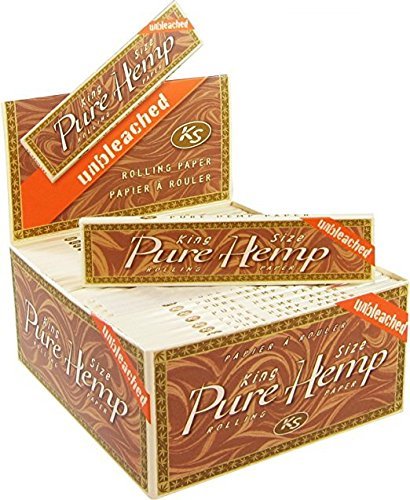PURE HEMP – ROLLING PAPERS – UNBLEACHED – 50CT DSPL – [MSRP: $1.50 EACH]