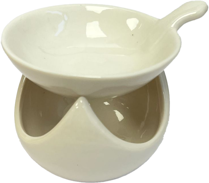 INCENSE OIL BURNER – ACCESSORIES – 3.25 INCH – CERAMIC – ASSORTED COLORS – 1CT – [MSRP: $6.50]