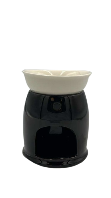 INCENSE OIL BURNER – ACCESSORIES – 4 INCH – CERAMIC CYLINDER WITH DOT CUTOUTS – ASSORTED COLORS – 1CT – [MSRP: $8.50]