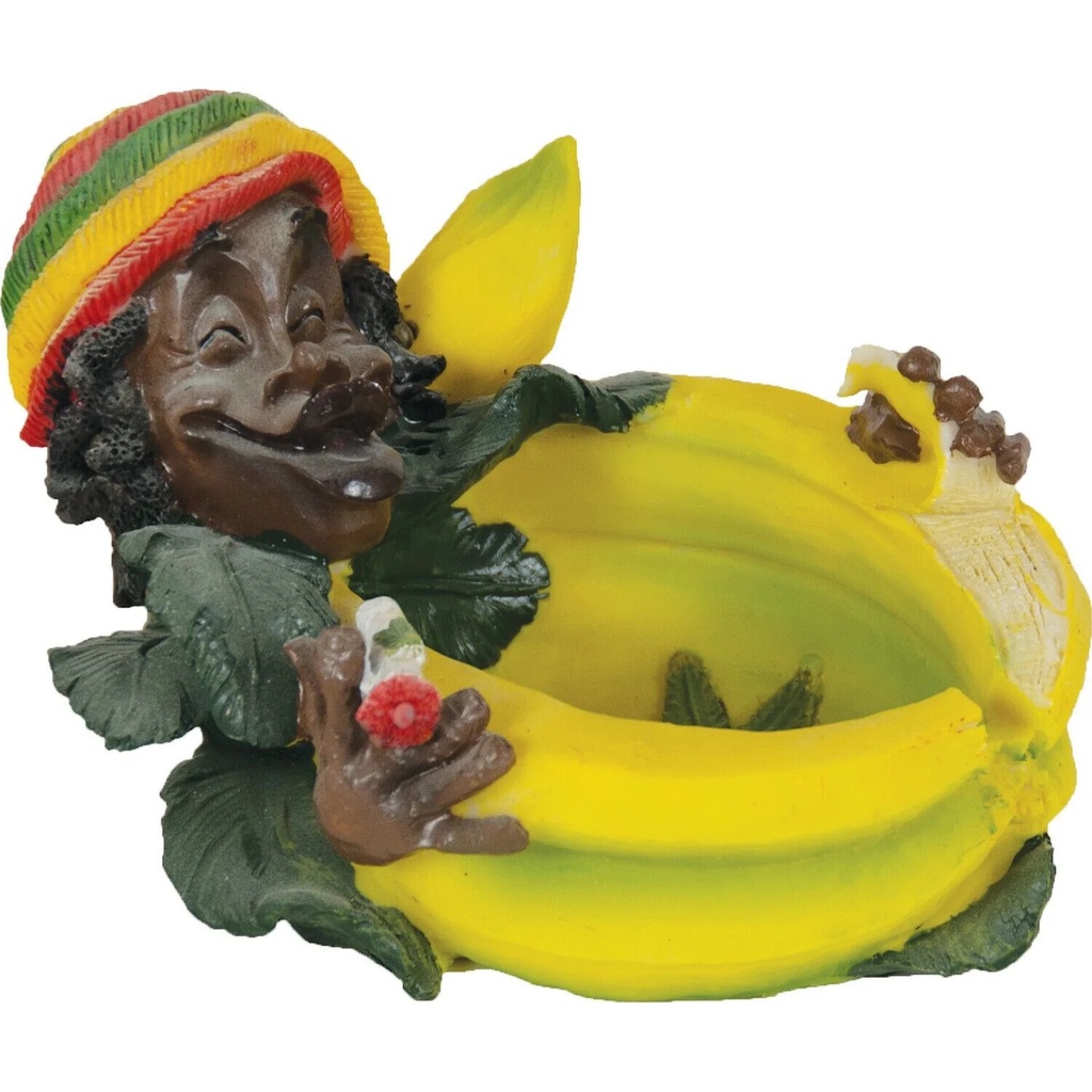 JUMBO RASTA – ASHTRAY – BIG BANANA – 10 INCH – 1CT – [MSRP: $87.50]