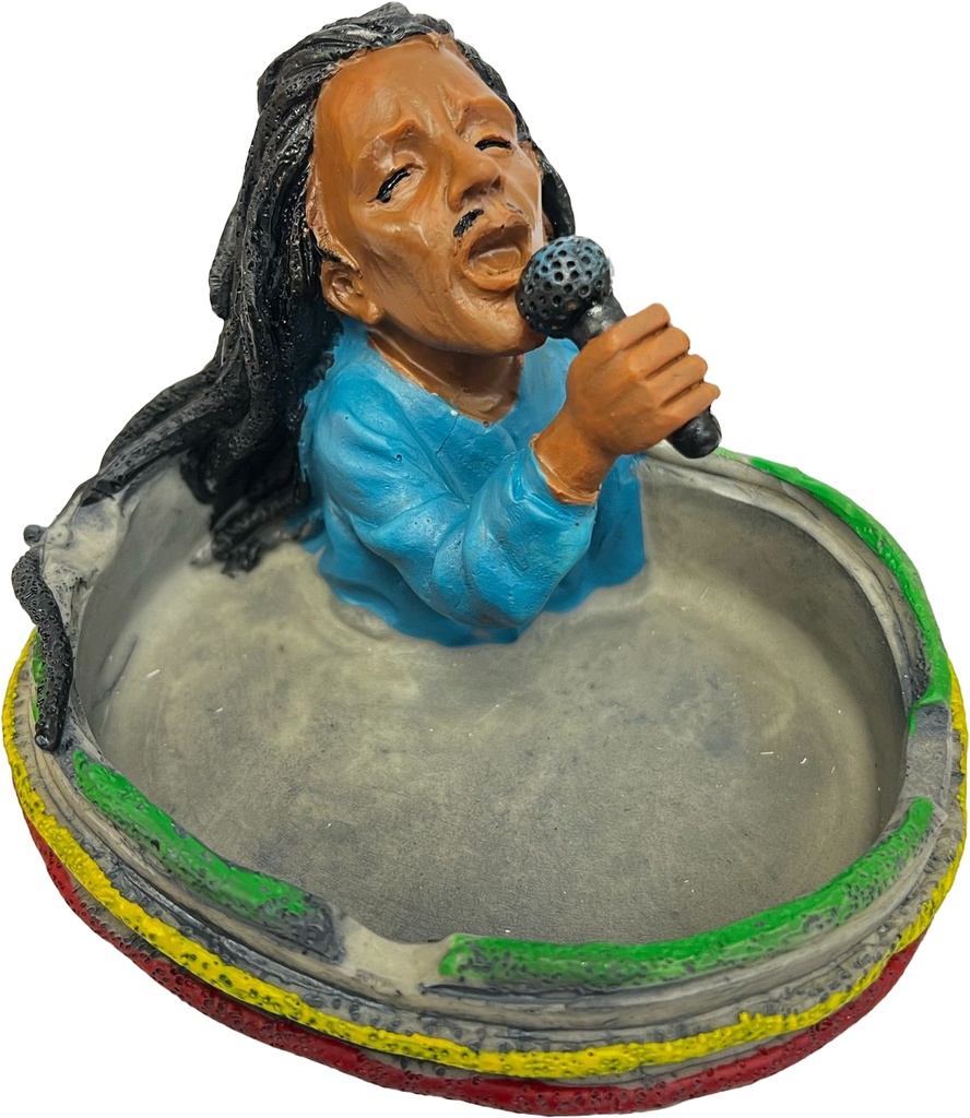 RASTA – ASHTRAY – HOLDING MIC – 1CT – [MSRP: $9]