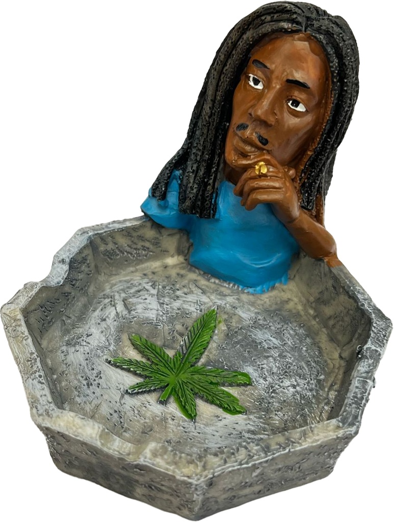 RASTA – ASHTRAY – LEAF – 1CT – [MSRP: $9]