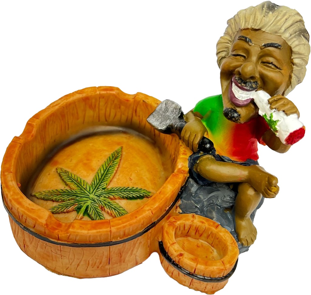 RASTA – ASHTRAY – WOOD BOWL – 1CT – [MSRP: $9]