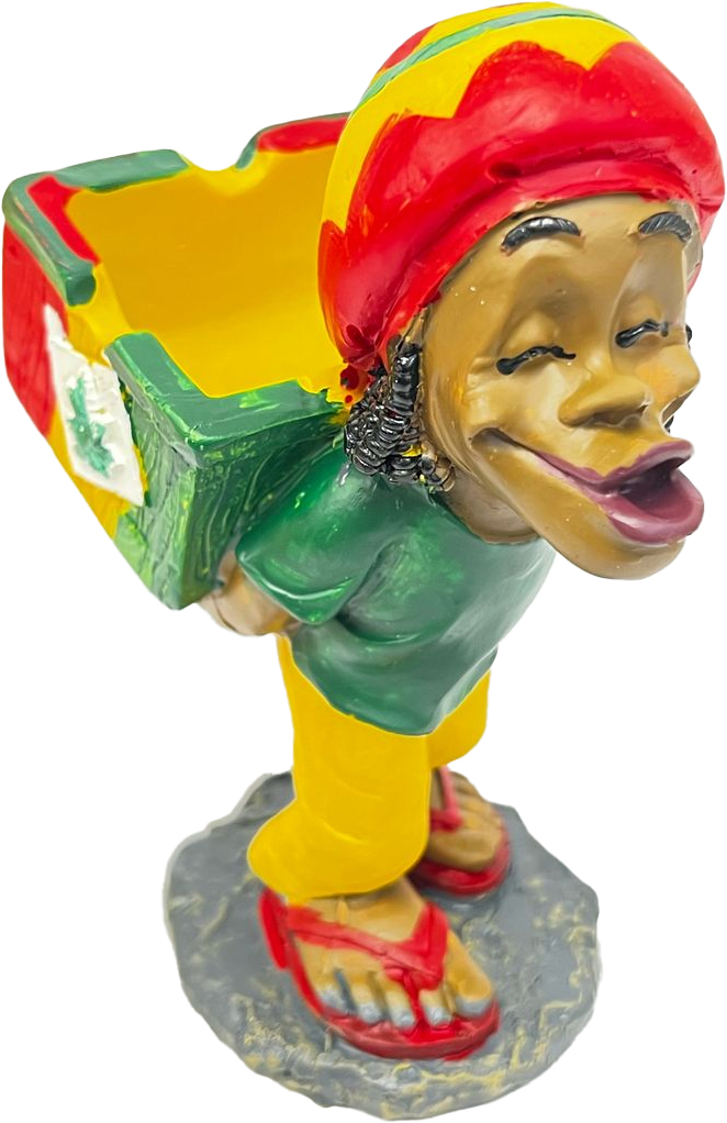 RASTA – ASHTRAY – BACK BOX – 1CT – [MSRP: $9]
