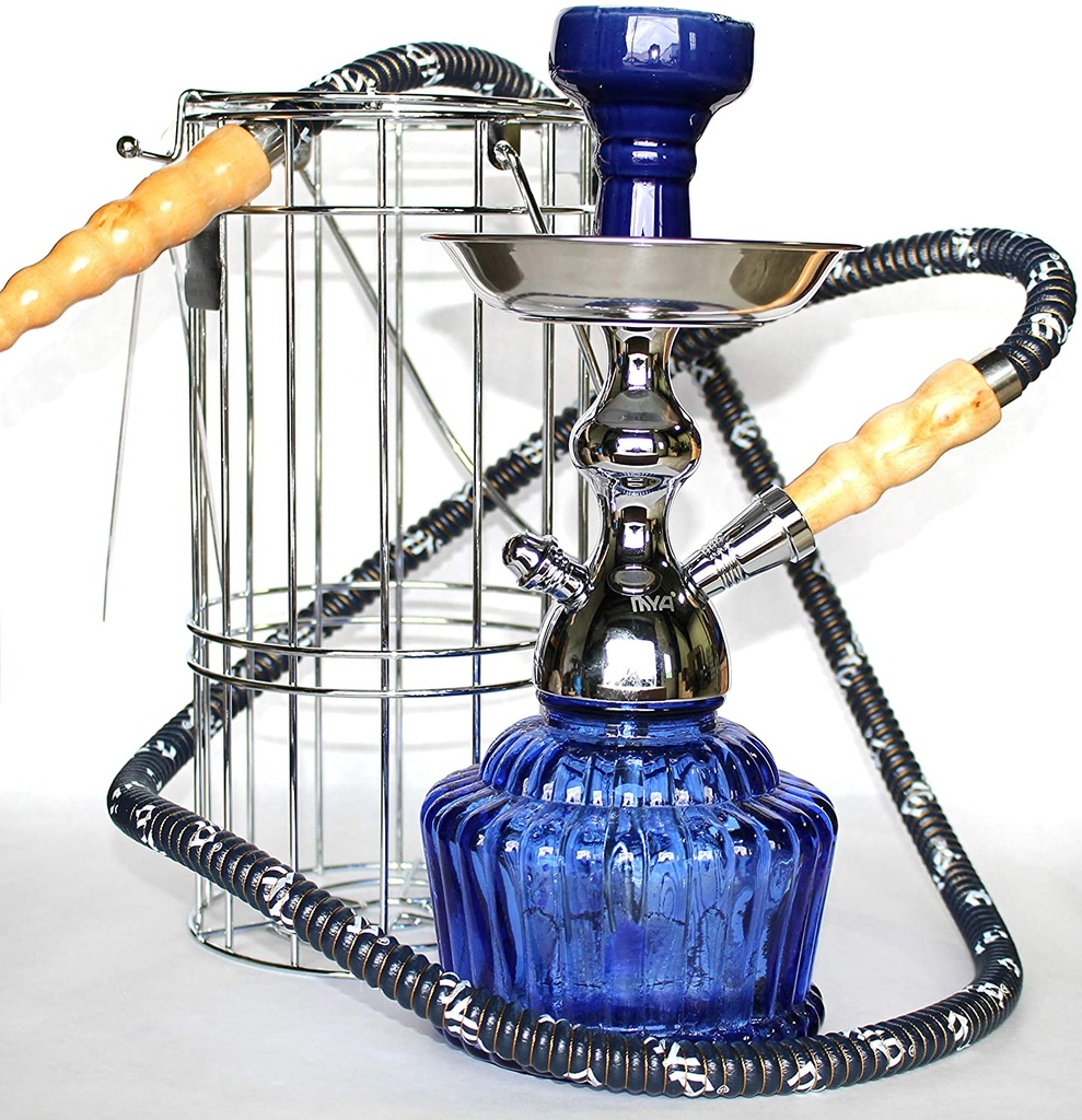 MYA – HOOKAH – QT SERIES – MIX COLORS WITH PROTECTIVE CAGE – 1CT – MYA-009557 – [MSRP: $59]