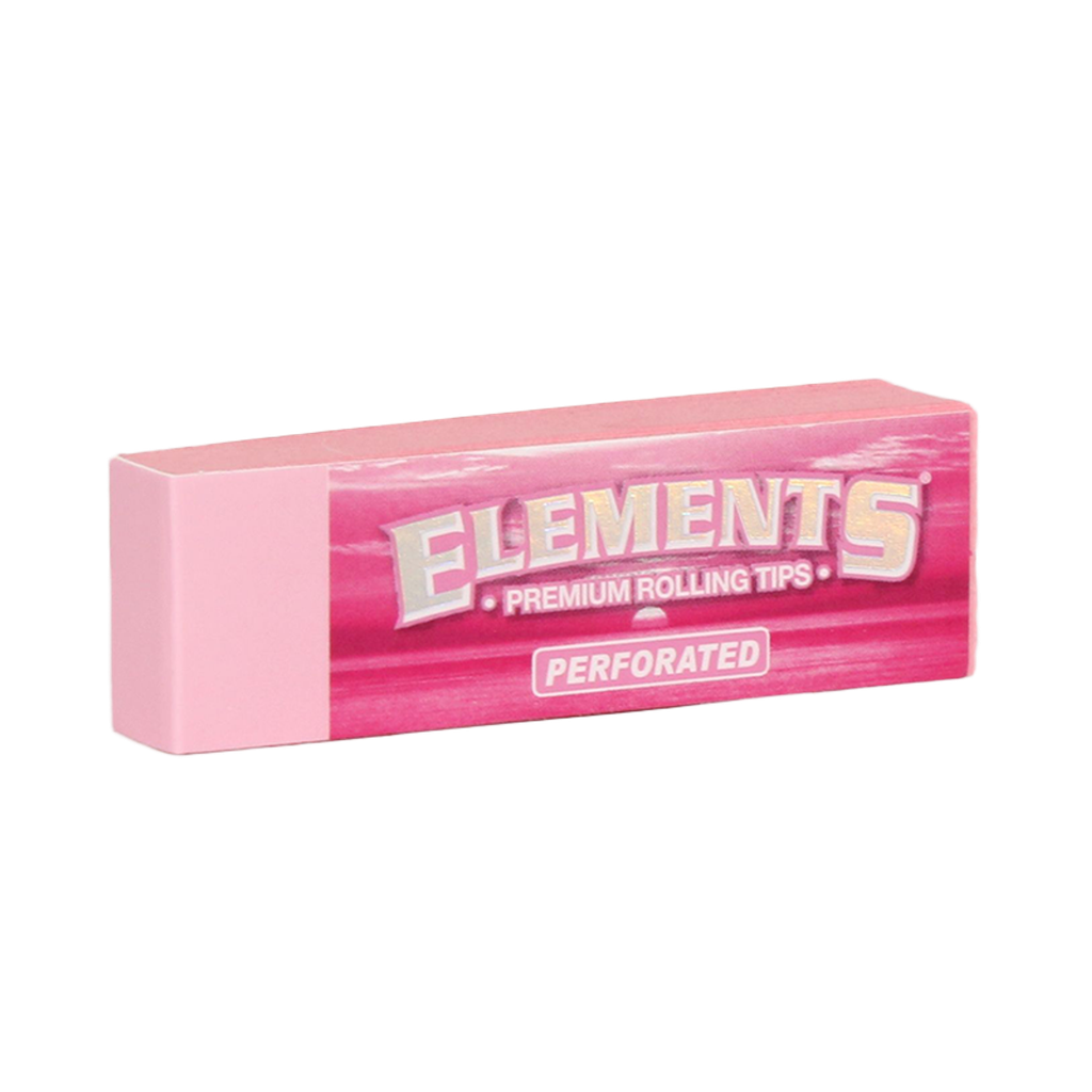 ELEMENTS – PERFORATED PINK TIPS – 50CT DSPL – [MSRP: $1 EACH]