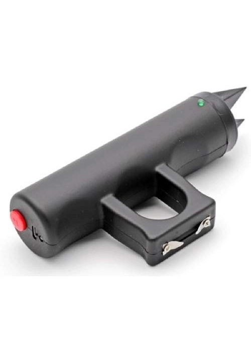 SNAKE EYE – BLACK CHEETAH JOGGER STUN GUN – WITH ALARM – KNIVES & SELF DEFENSE – 1CT – SNAKE - 112800 – [MSRP: $35]