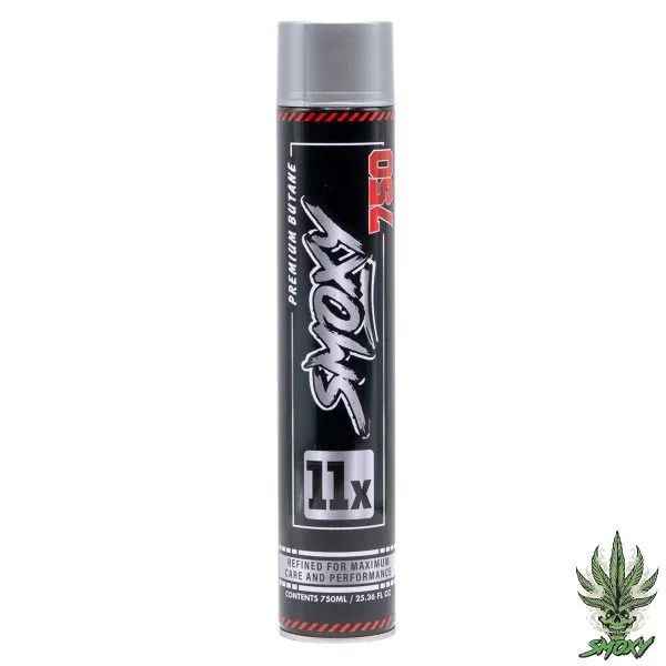 SMOXY – BUTANE – 11X ULTRA REFINED AIR – 750ML – 12CT – [MSRP: $6.50 EACH]