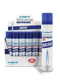 WHIP-IT! – BUTANE – MINI PREMIUM GAS FOR LIGHTERS – 100ML – 24CT DISPLAY – [MSRP: $3 EACH]