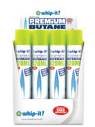 WHIP-IT! – BUTANE – PREMIUM GAS FOR LIGHTERS – 420ML – 12CT – [MSRP: $13.50 EACH]