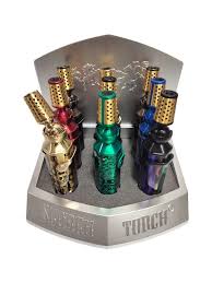 SCORCH – TORCH LIGHTERS – SINGLE JET FLAME WITH 360 DEGREE SWIVEL NOZZLE – 9CT DISPLAY – 61828 - 113696 – [MSRP: $31 EACH]