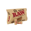 RAW – TIPS & FILTERS – PRE-ROLLED WIDE TIPS – 21PK – 20CT DSPL – [MSRP: $2 EACH]