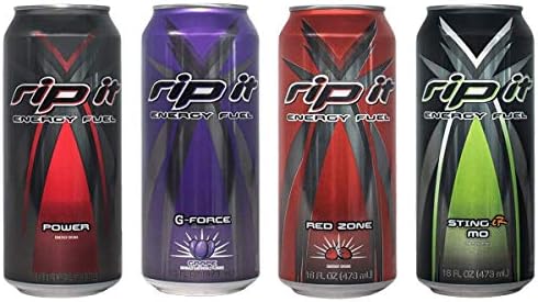 RIP IT – ENERGY FUEL ASSORTED – FOOD & BEVERAGES / SOFT DRINKS – 16OZ – 12CT CASE – [MSRP: $2 EACH]
