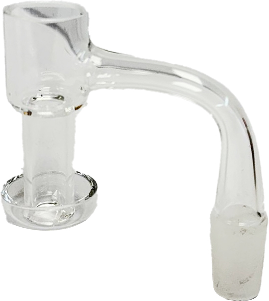 TOKES BUDDY – QUARTZ BANGER – GLASS ACCESSORIES – STRAIGHT-TUBE TERP SLURPER – 14MM MALE – 90° – 1CT – GB1175 – [MSRP: $10]