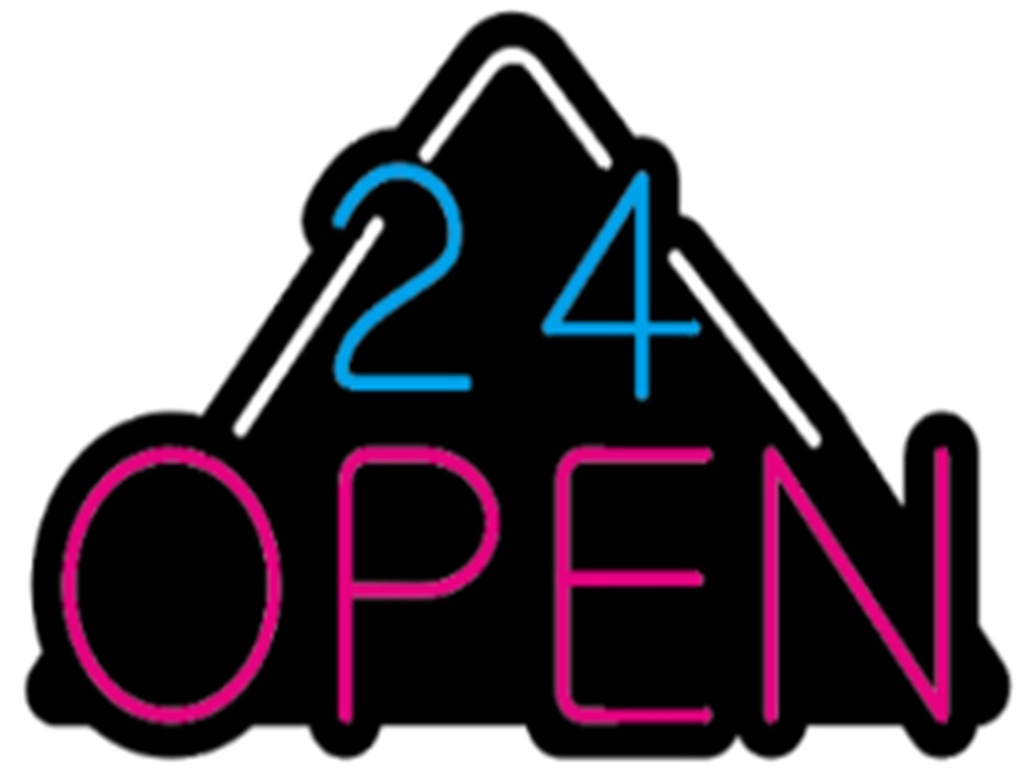 LED SIGN – "OPEN 24 HOURS" – 23.6"×15.7" – LED SIGN & OUTDOOR DISPLAY – 1CT – OPNSL24 – [MSRP: $STORE USE]