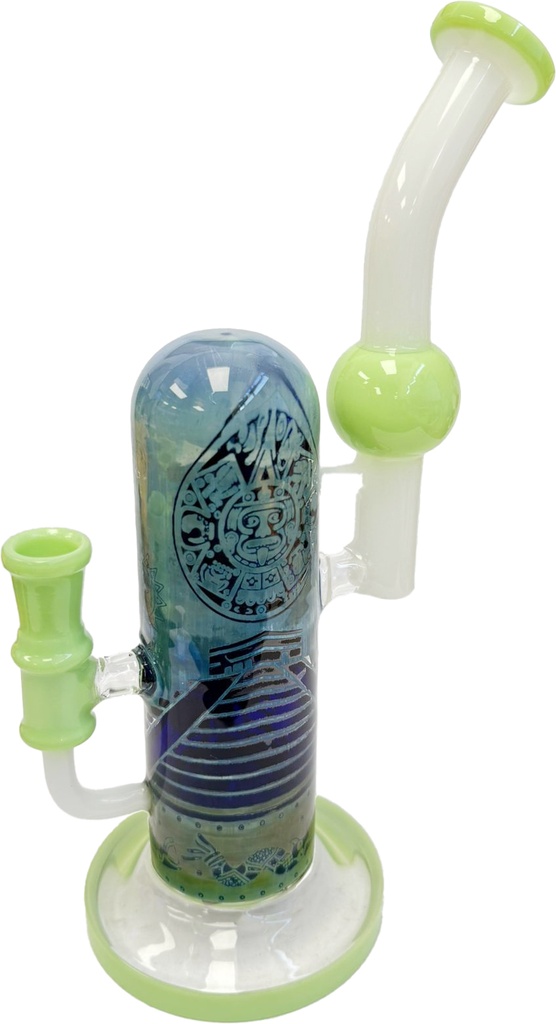 STRAIGHT TUBE – GLASS WATER PIPE – WITH CURVED NECK – 10 INCH – 460G – 1CT – GB1122 – [MSRP: $87.50]