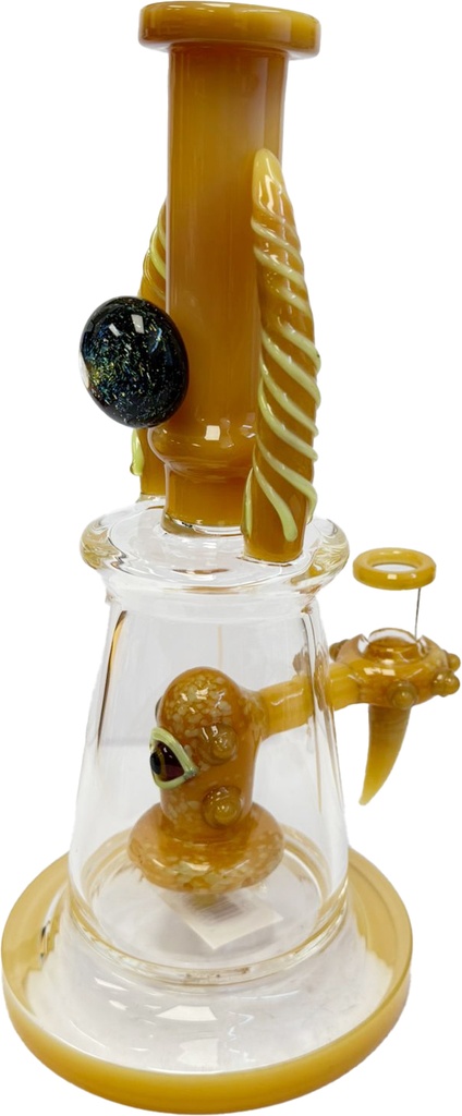 PURPLE SPIKED CLAW – GLASS WATER PIPE – 9-INCH – 560G – 1CT – GB1128 – [MSRP: $85]