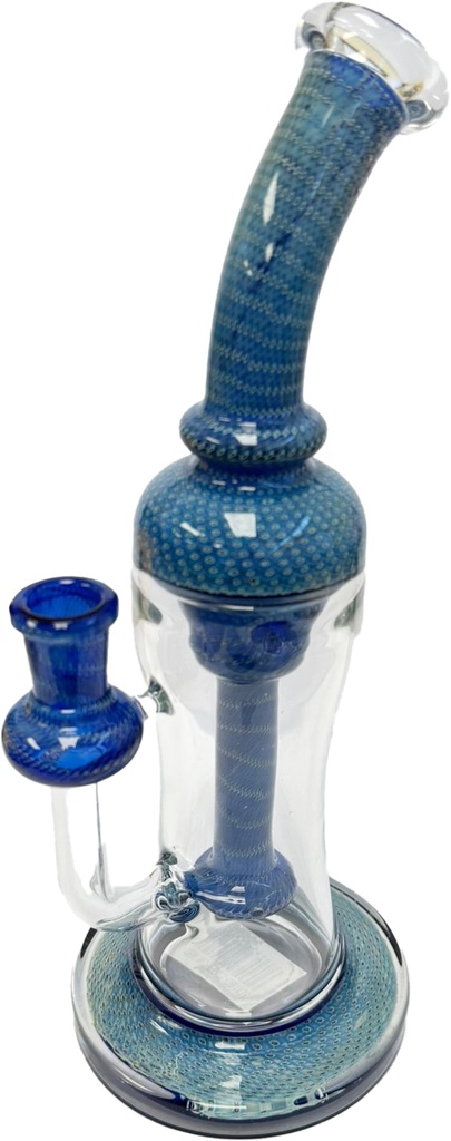 COLOR PATTERN – GLASS WATER PIPE – 14-INCH – TALL NECK – 480G – 1CT – GB1135 – [MSRP: $97.50]