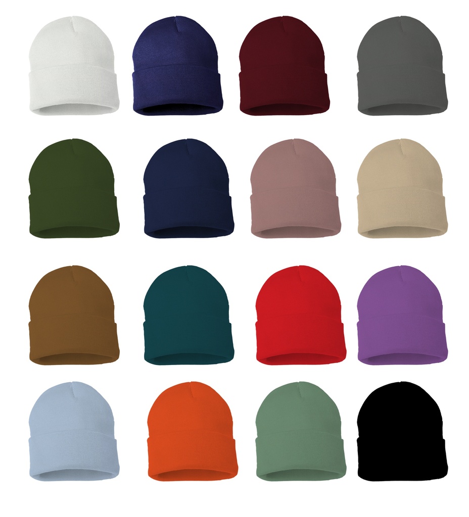 TRIPZ – APPAREL – KNITTED BLANK BEANIE HAT – 10CT – TRP-BNE-COLORS – [MSRP: $4.99]