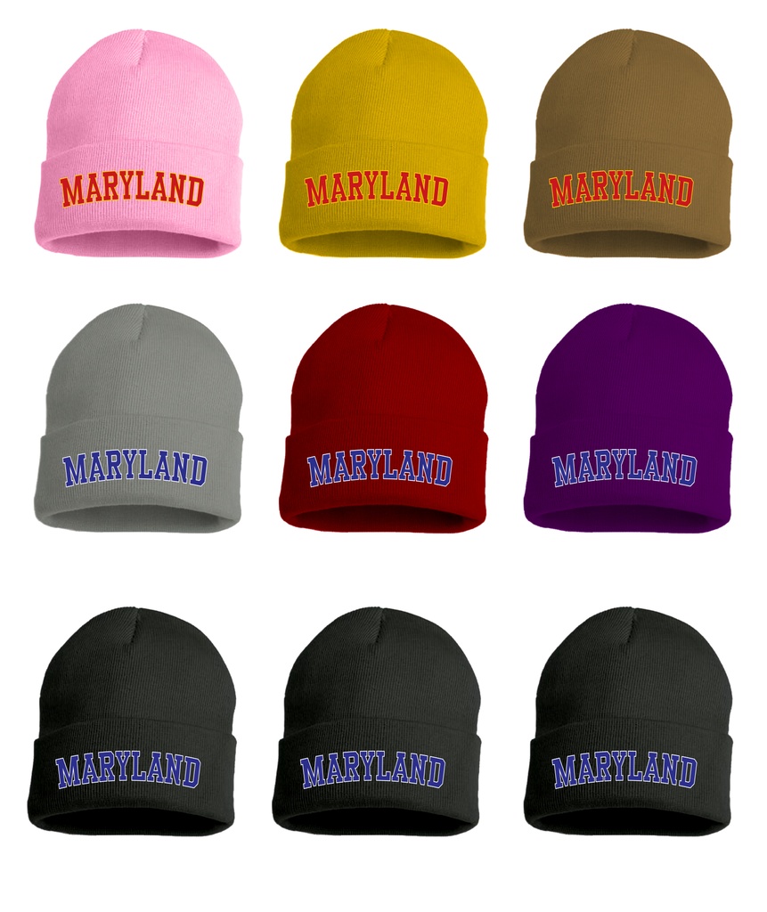 TRIPZ – APPAREL – MARYLAND  KNIT BEANIE ONE SIZE FITS ALL – ASSORTED COLORS – 10CT – BNE-MD-10PK – [MSRP: $10 EACH]