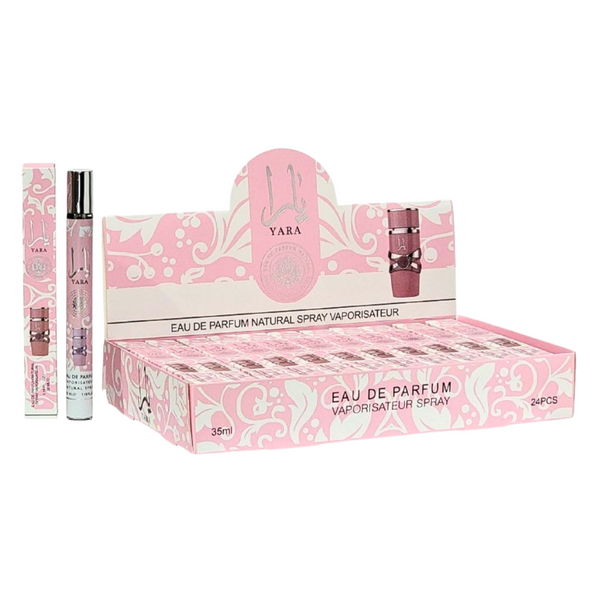 YARA – PARFUM & COLOGNE – EAU DE PARFUM VAPORISATEUR NATURAL SPRAY FOR WOMEN – 35ML 1.18 FL OZ – 24CT – [MSRP: $9 EACH]