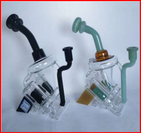 BLOCKHEAD TOWER – GLASS WATER PIPE – 9-INCH – 430G – 1CT – GB1153 – [MSRP: $85]