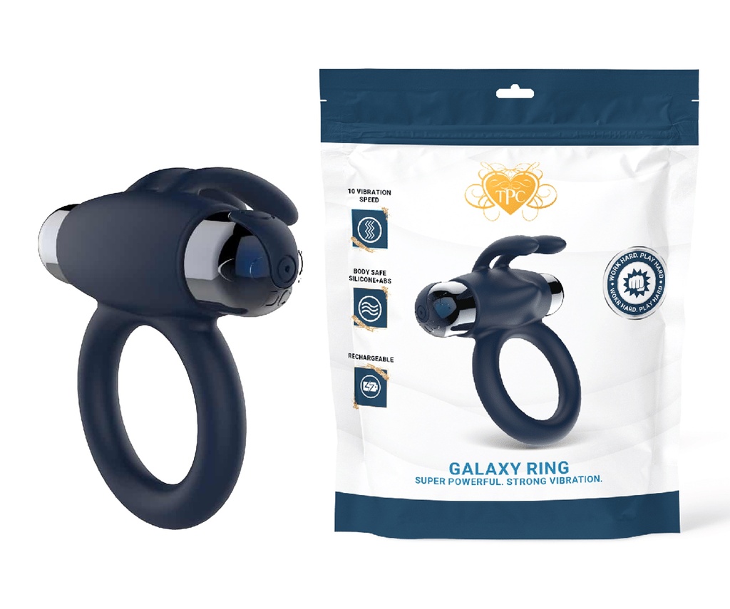 GALAXY RING – ADULT TOYS – MALE – 1CT – TPCW5010B – [MSRP: $30]