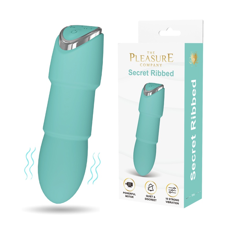 SECRET RIBBED BULLET – ADULT TOYS – FEMALE – 1CT – TPC1047 – [MSRP: $37.50]
