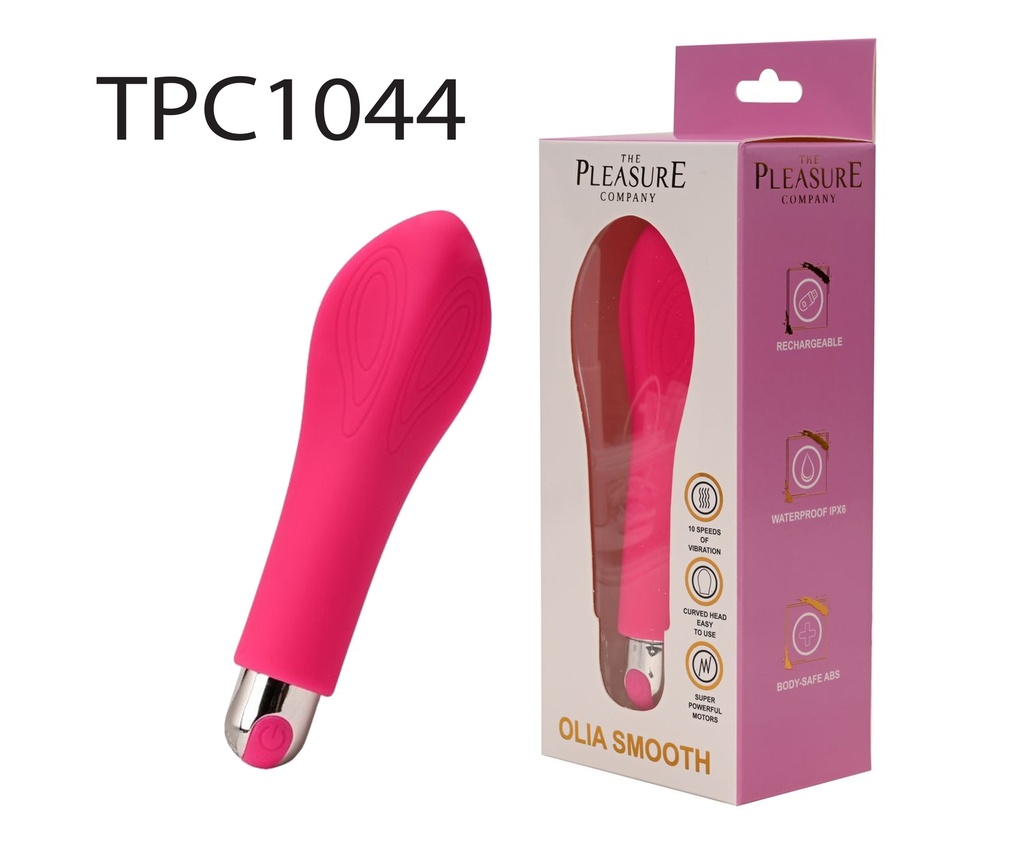 OLIA SMOOTH MASSAGER – ADULT TOYS – FEMALE – 1CT – TPC1044 – [MSRP: $37.50]