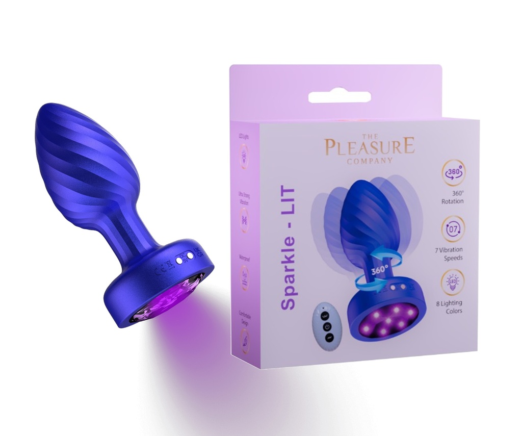 SPARKLE LIT PLUG – ADULT TOYS – UNISEX – 1CT – TPC1070 – [MSRP: $66]