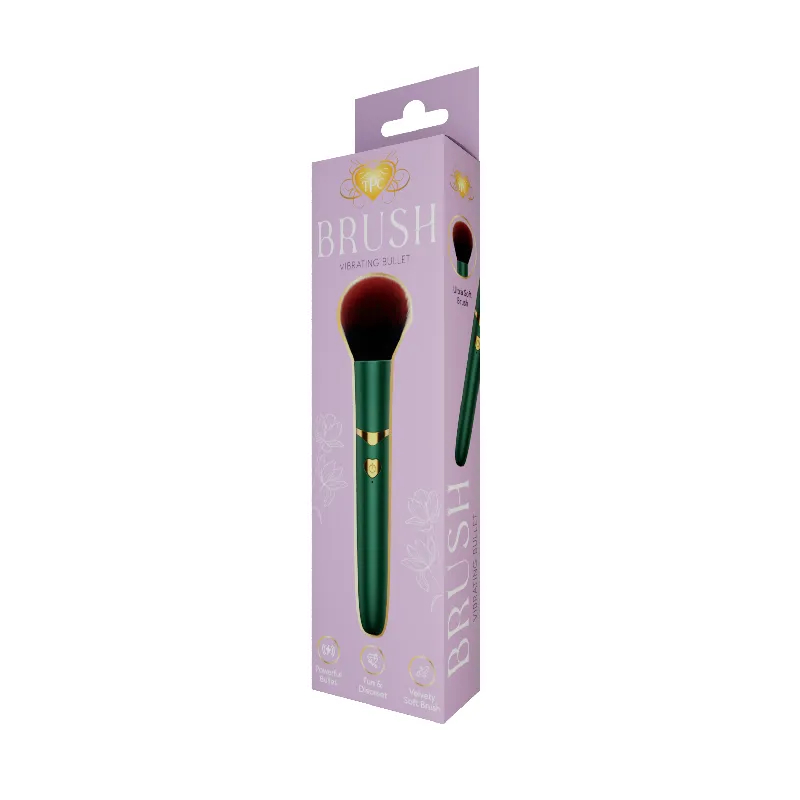 BRUSH VIBRATING BULLET – ADULT TOYS – FEMALE – 1CT – [MSRP: $37.50]