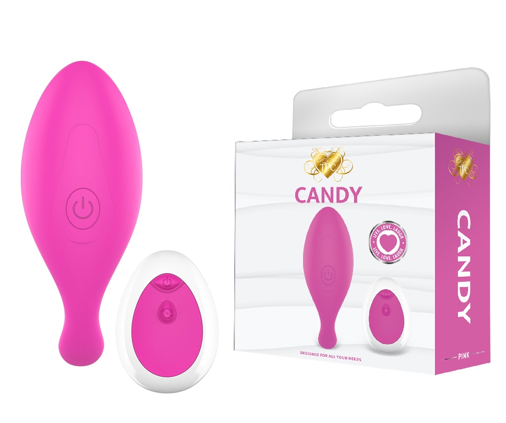 CANDY TICKLER BULLET WITH REMOTE – ADULT TOYS – FEMALE – 1CT – [MSRP: $54]
