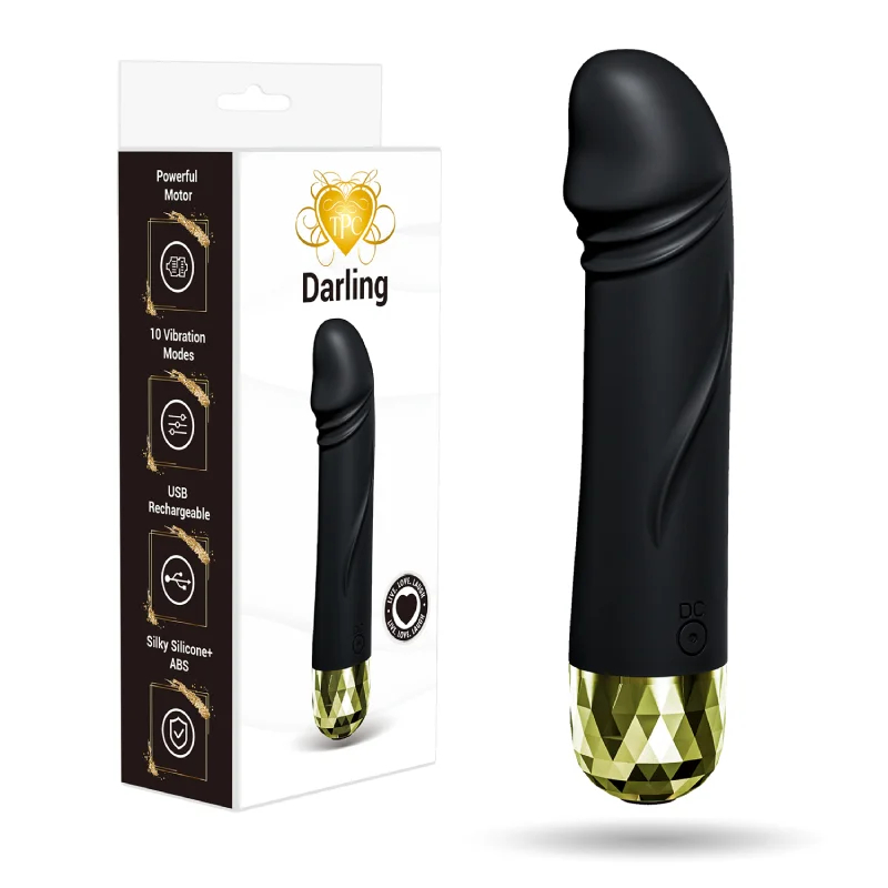 DARLING METALLIC ACCENT BULLET – ADULT TOYS – FEMALE – 1CT – [MSRP: $37.50]