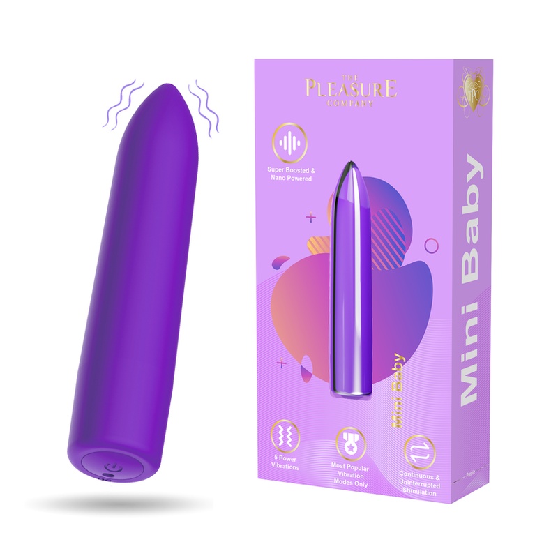 MINI BABY BULLET VIBE – ADULT TOYS – FEMALE – 1CT – [MSRP: $33]
