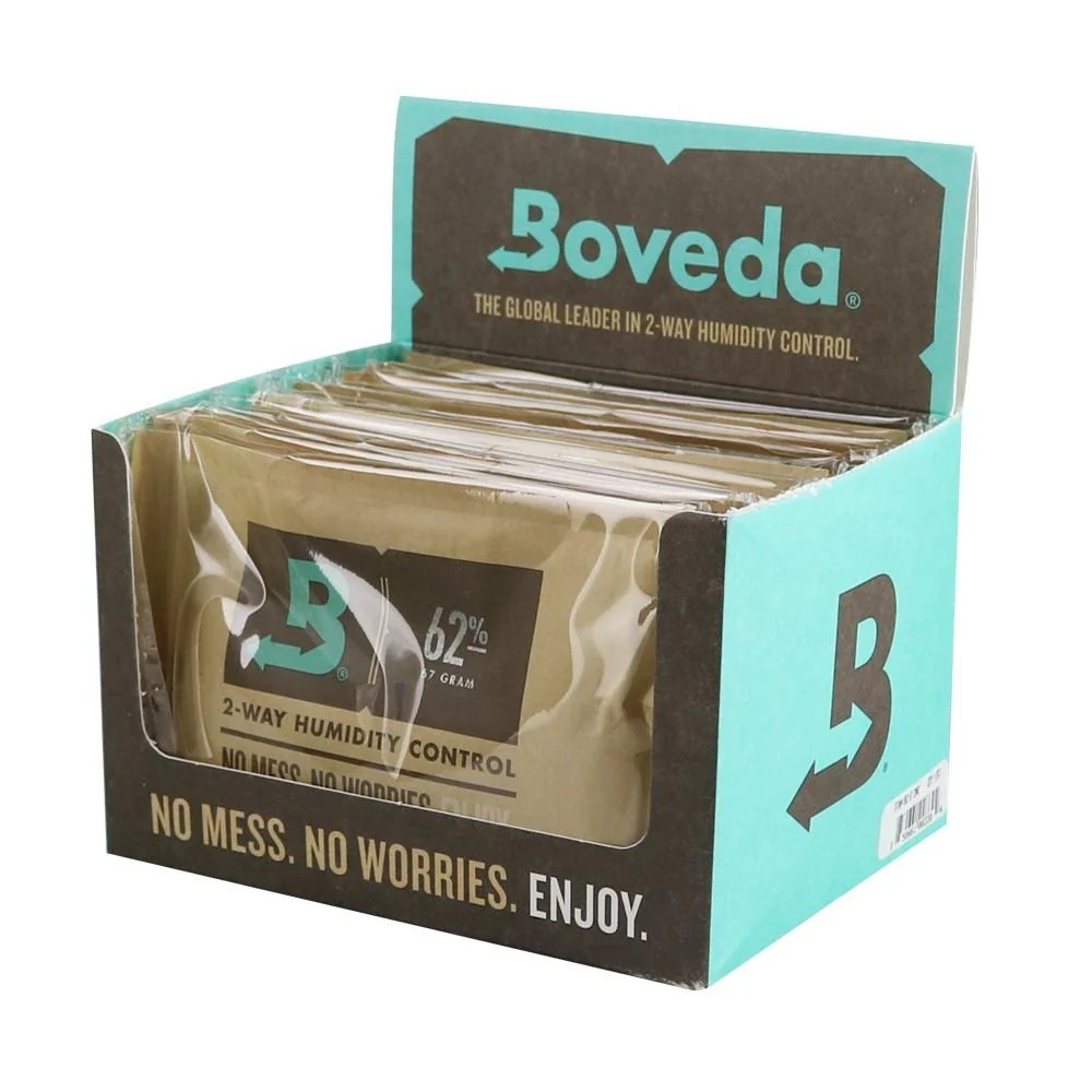 BOVEDA – STORAGE SOLUTIONS / HUMIDITY CONTROL – 2-WAY HUMIDITY CONTROL 67G – 12CT – [MSRP: $11 EACH]