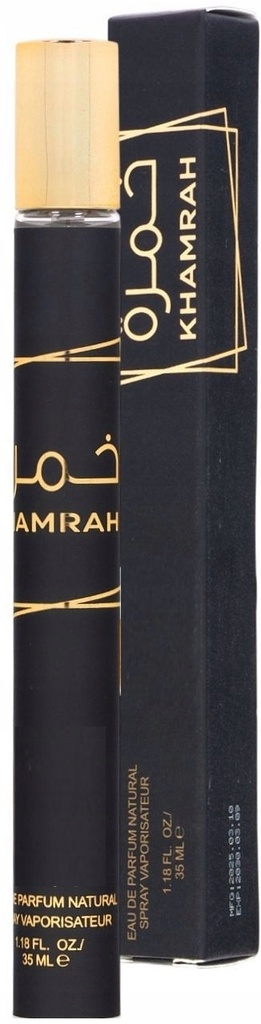 LATTAFA – PARFUM & COLOGNE – KHAMRAH UNISEX EAU DE PARFUM VAPORISATEUR NATURAL SPRAY – 35ML 1.18 FL OZ – 24CT – [MSRP: $9 EACH]