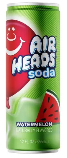 AIRHEADS – SODA ASSORTED FLAVORS – FOOD & BEVERAGES / SOFT DRINKS – 12OZ – 12CT CASE – [MSRP: $3 EACH]