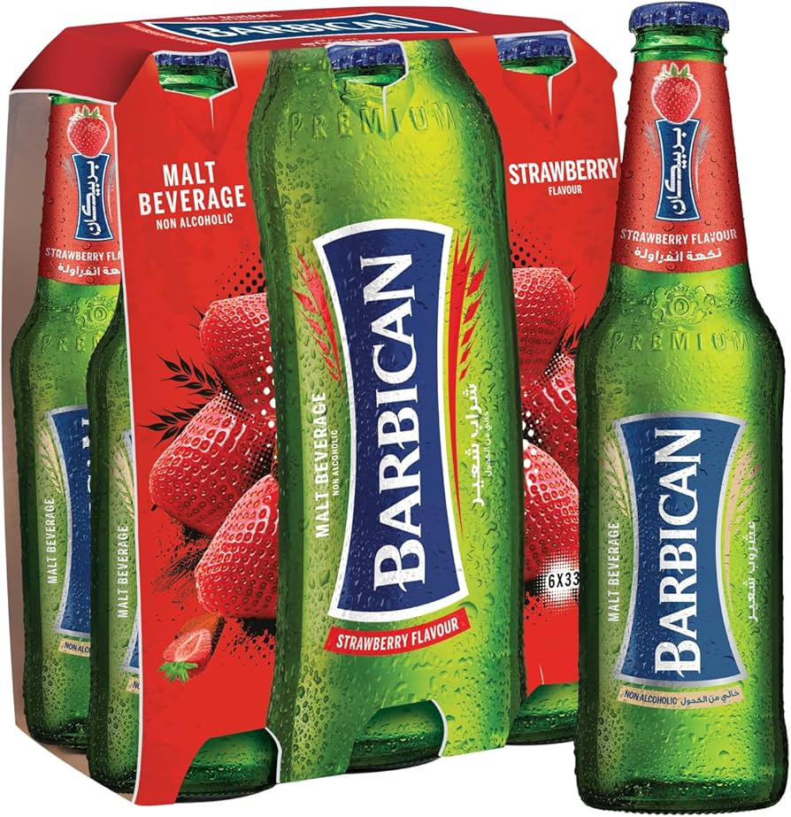 BARBICAN – MALT BEVERAGE BOTTLE DRINK – FOOD & BEVERAGES / SOFT DRINKS – 330ML – 24CT CASE – [MSRP: $3 EACH]
