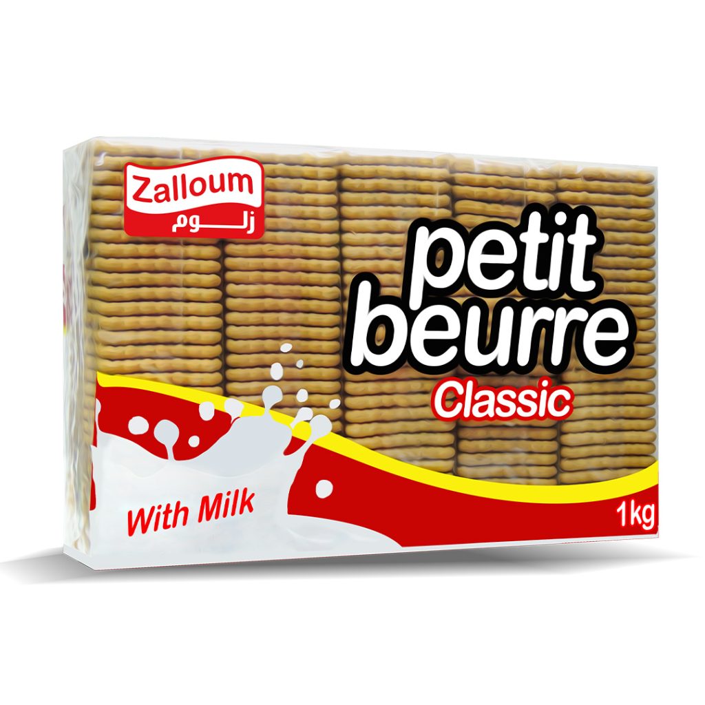 ZALLOUM PETIT BEURRE CLASSIC TEA BISCUITS CRACKERS – CANDY & SNACKS – 1KG – 1CT BOX – | [MSRP: $6.99]