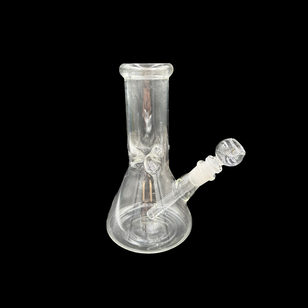 CLEAR CLASSIC – GLASS WATER PIPE – 8-INCH – BEAKER – 300G – 1CT – GB-BKR-08-300G – [MSRP: $18]